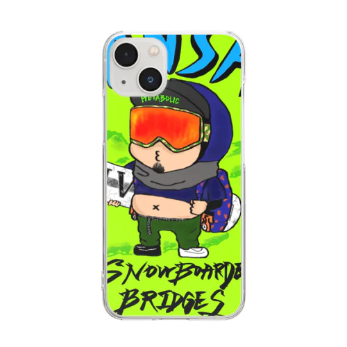 KANSAI SNOWBORDS Clear Smartphone Case