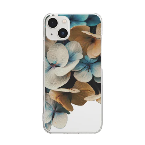 Hydrangea Clear Smartphone Case