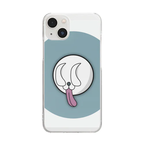 gaga rabbit 耳隠し Clear Smartphone Case