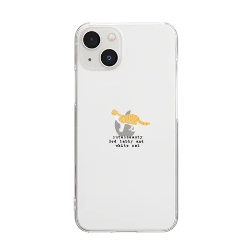 猫1-8 茶白猫 Clear Smartphone Case