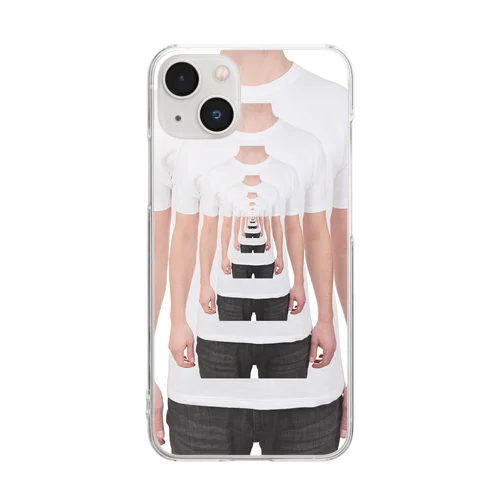 無限Tシャツ (フルグラフィック) Clear Smartphone Case