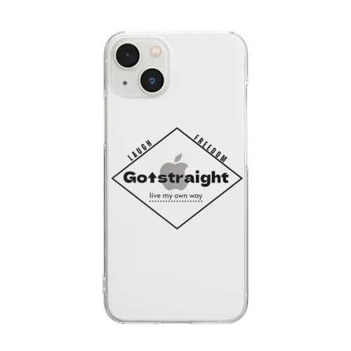 go straightグッズ Clear Smartphone Case
