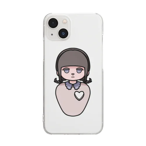 空っぽのこころ Clear Smartphone Case