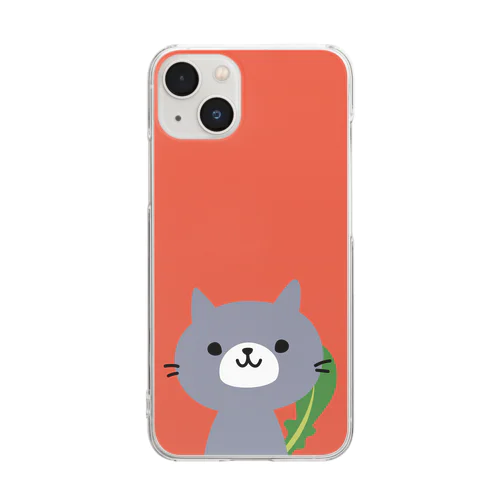 お手元の飼い猫 にゃっこら / NYACO-SC-0001 Clear Smartphone Case