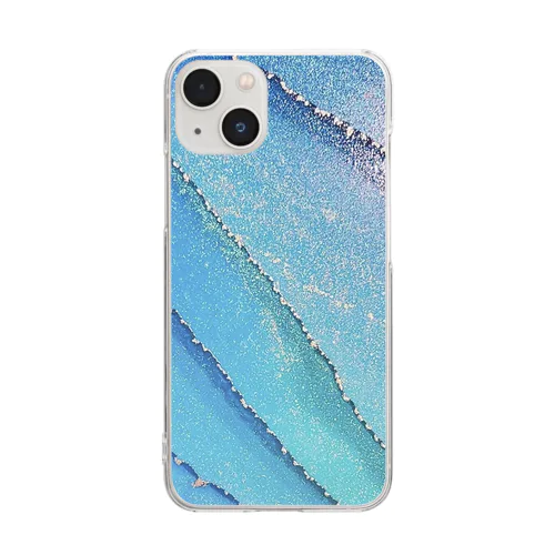 流れのままに。 Clear Smartphone Case