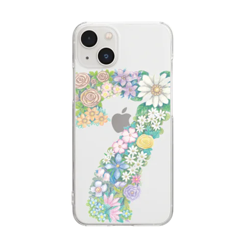 みちのそら7周年花7 Clear Smartphone Case