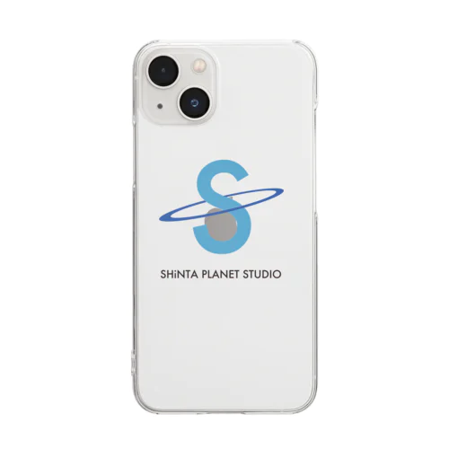 SHiNTA PLANET STUDIO LOGO クリアスマホケース