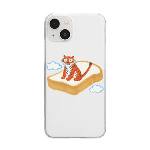 イギリスパンとトラちゃん Clear Smartphone Case