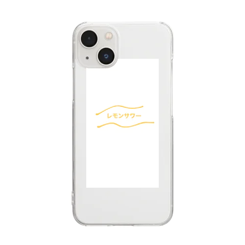 レモンサワー Clear Smartphone Case