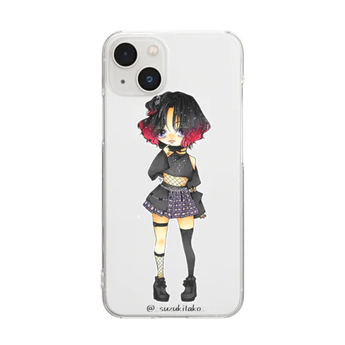 ピープちゃん Clear Smartphone Case