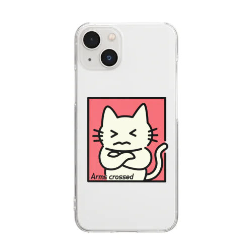 腕組み Clear Smartphone Case