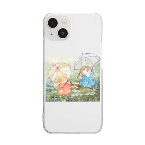 rainy Clear Smartphone Case