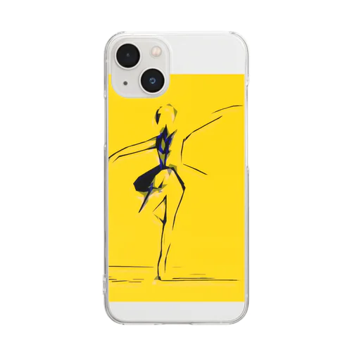 ダンス Clear Smartphone Case