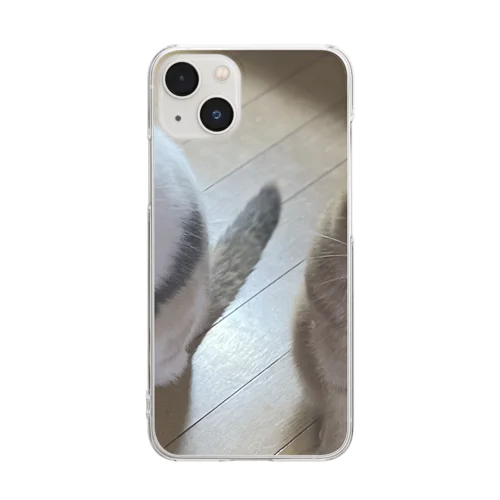 気まずい猫 Clear Smartphone Case