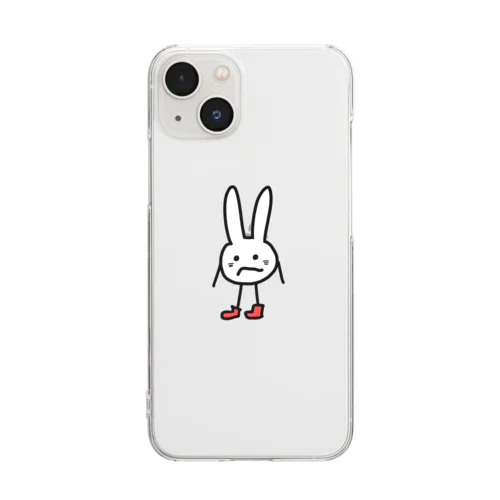 疲れたうさぎちゃんシリーズ Clear Smartphone Case