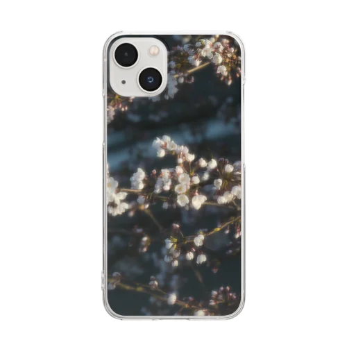 桜と光 Clear Smartphone Case