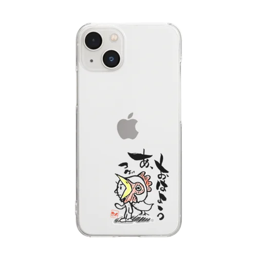 ハム文字andハム絵 「鶏」 Clear Smartphone Case