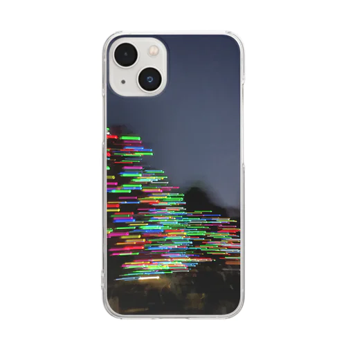 meteor shower Clear Smartphone Case