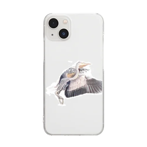 幸せの鳥 Clear Smartphone Case