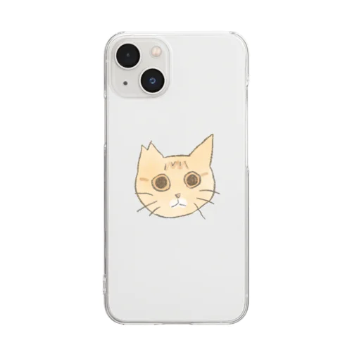 きにゃー Clear Smartphone Case