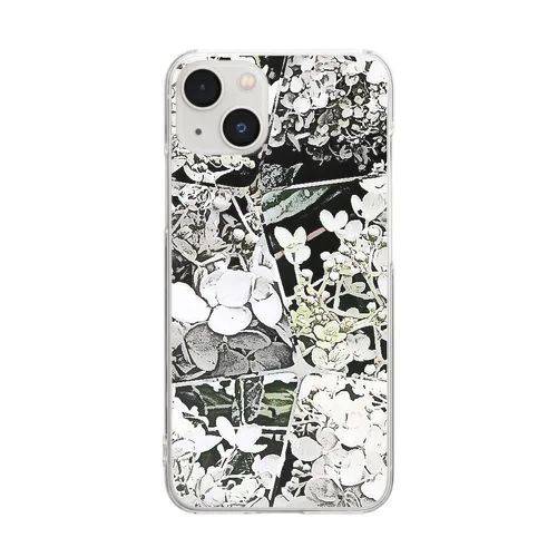 紫陽花 Clear Smartphone Case