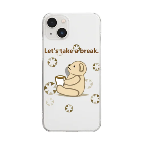 coffee break Clear Smartphone Case