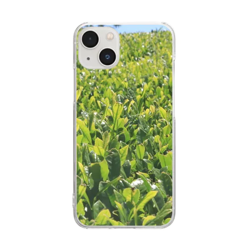 茶畑（series2） Clear Smartphone Case