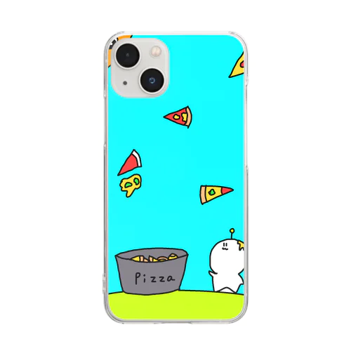 ピザパーティー！！ Clear Smartphone Case