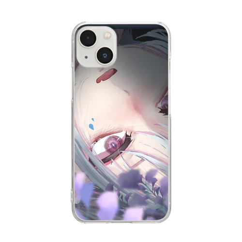 藤の花 Clear Smartphone Case