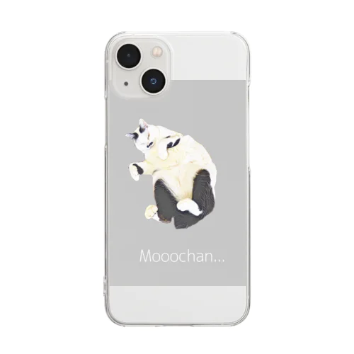 片眼のもーちゃん🐈‍⬛ Clear Smartphone Case