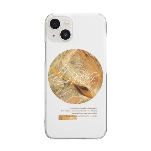 LMS(stone①） Clear Smartphone Case