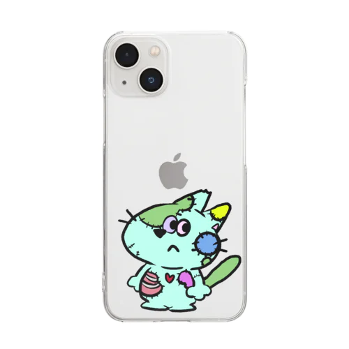 ふめつのねこ Clear Smartphone Case