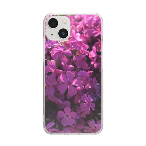 pink world Clear Smartphone Case