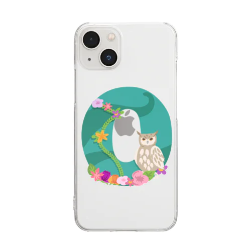 OはOwlのO Clear Smartphone Case