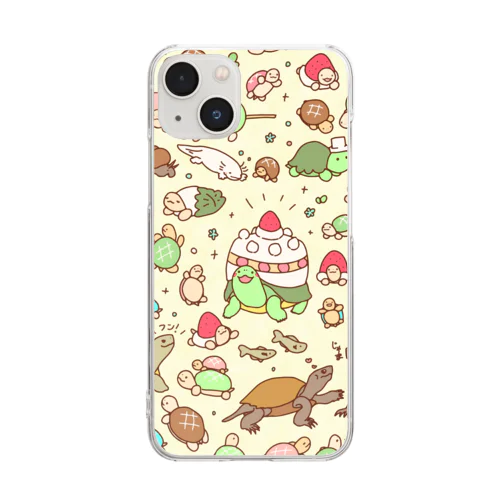 ケーキな美亀ちゃんとうちの子大集合！ Clear Smartphone Case