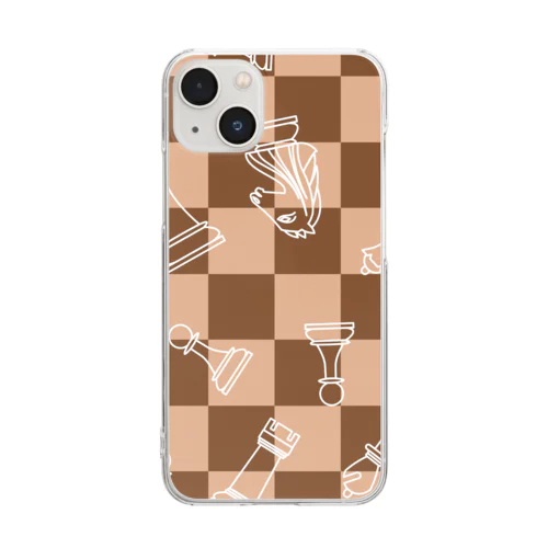 チェス Clear Smartphone Case