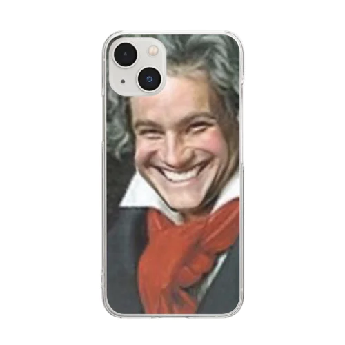 笑顔のベートーベン Clear Smartphone Case