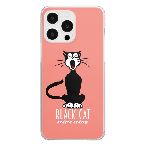 BLACK CAT Clear Smartphone Case