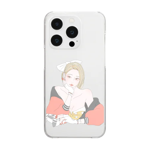 kate(rockabilly) Clear Smartphone Case