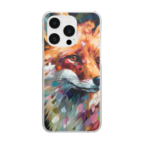 02 Fox-Hunting Clear Smartphone Case
