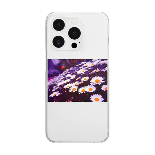 デイジー(ver:紫) Clear Smartphone Case