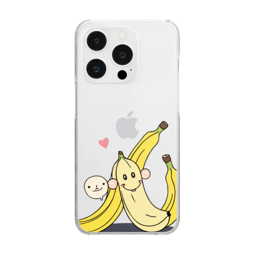 ゆるきゃらバナナ　スマホケース Clear Smartphone Case