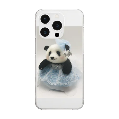 星降る夜のドレスアップ和花ちゃん Clear Smartphone Case