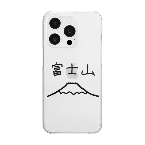 富士山 Clear Smartphone Case