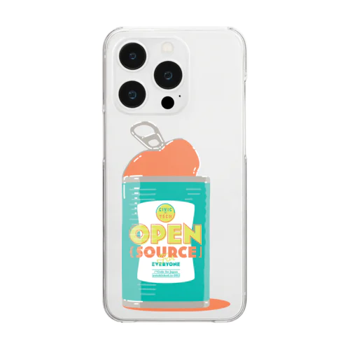 オープンソースソース(OSS) Clear Smartphone Case