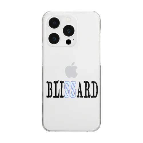 BLIZZARD(英字＋１シリーズ) Clear Smartphone Case