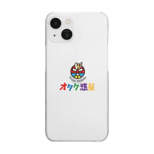 オタク惑星ロゴグッズ Clear Smartphone Case