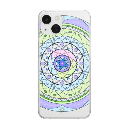 花まんだらTシャツ Clear Smartphone Case