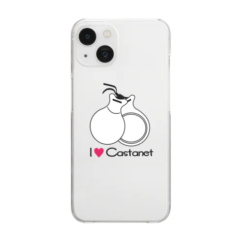 I Love Castanet Clear Smartphone Case