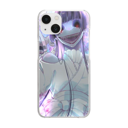 Tiktok100万人突破記念デザイン スマホケース Clear Smartphone Case